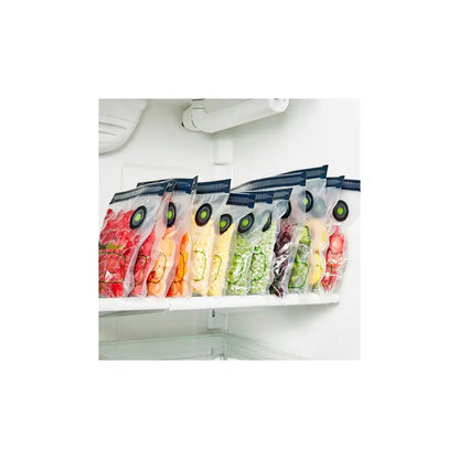 FoodSaver Reusable Quart Vacuum Zipper Bags, for Use with FoodSaver Handheld Vacuum Sealers, 10 Count